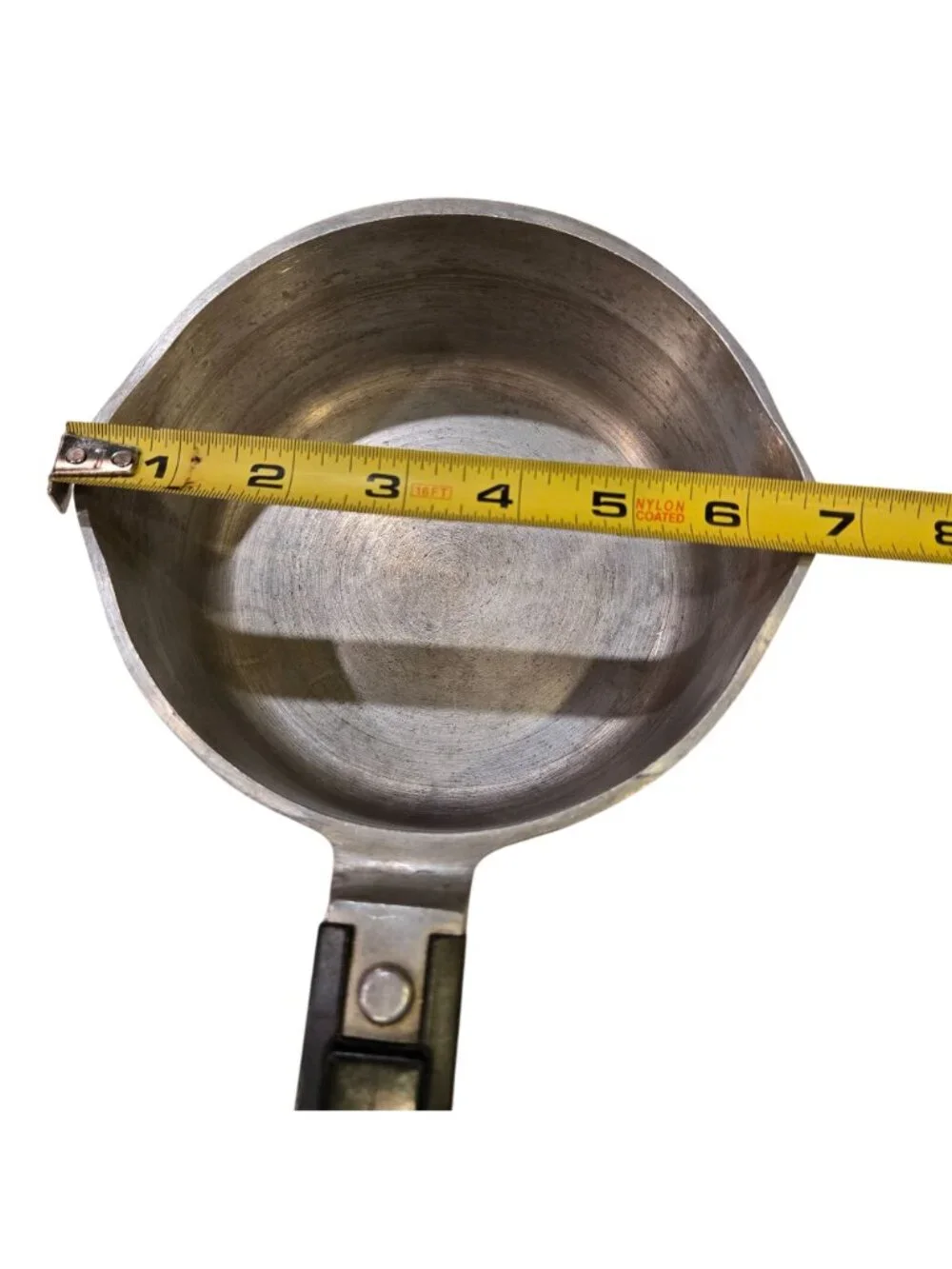 Vintage Magnalite GHC USA 1 Quart Cast Aluminum Dual Pour Saucepan with Lid